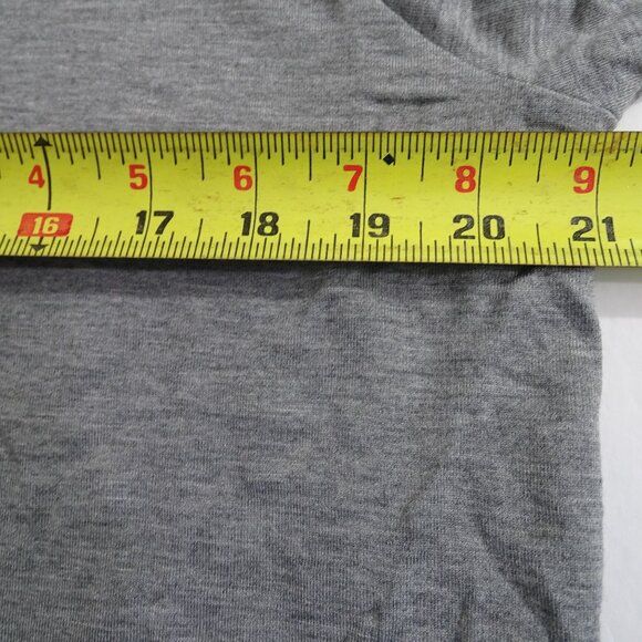 Athletic Works Soft Pullover Hoodie Heather Grey Women Size L 12-14 Thumb Hole - Picture 7 of 11